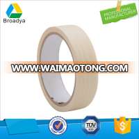 Free sample competitive price jumbo roll 100 degree resistance Rubber White Masking tape