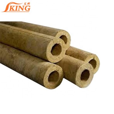 rockwool for large pipe insulation material for exhaust duct pipe