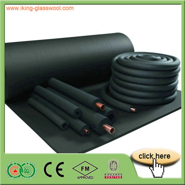 Thermal Insulation and Fireproof Closed Cell Elastomeric Nitrile Rubber Insulation