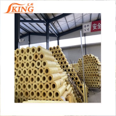 Fire-Rated Pipework Insulation Glass Wool Pipe with Aluminum Foil